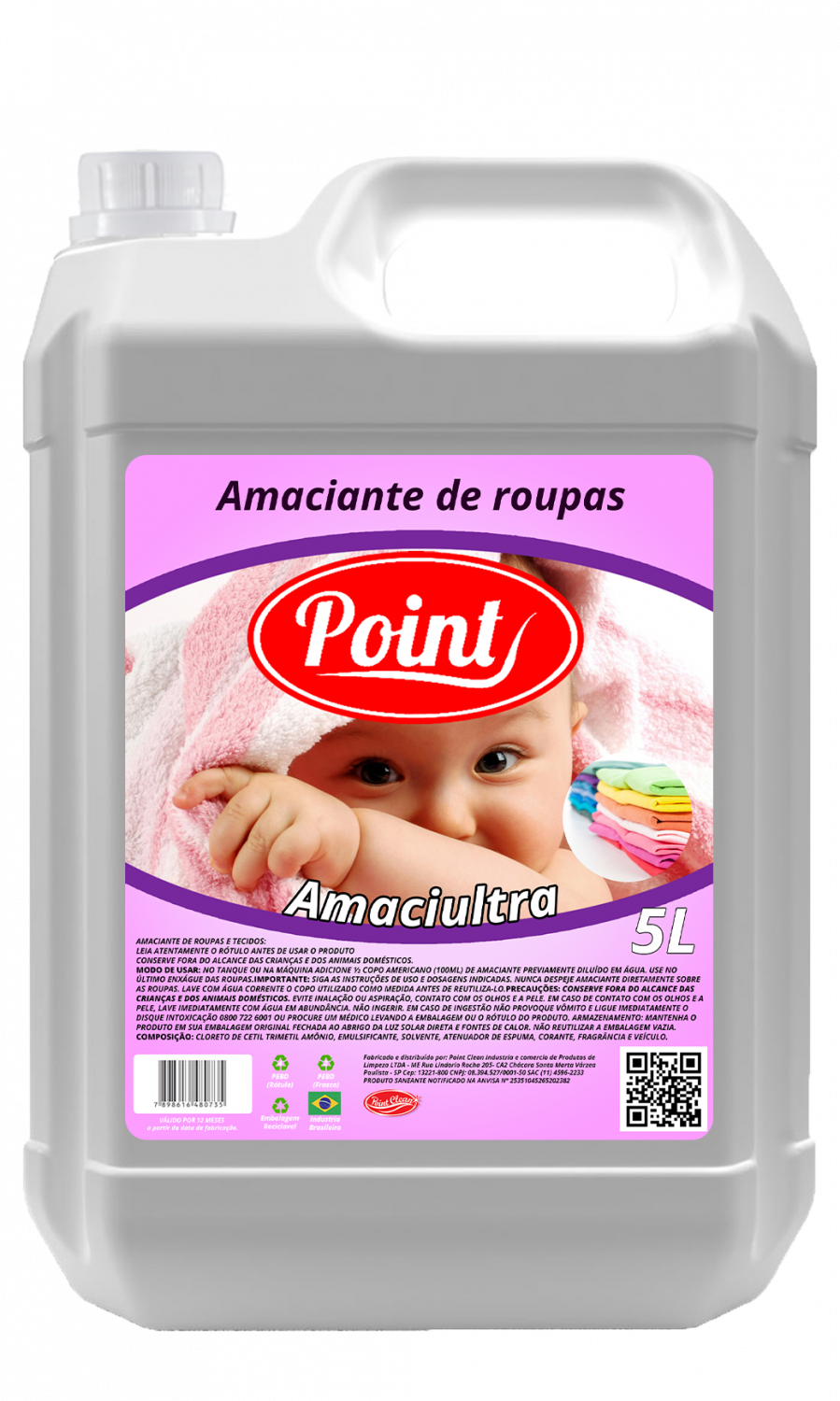 Amaciante AmaciUltra Point - 5 Litros