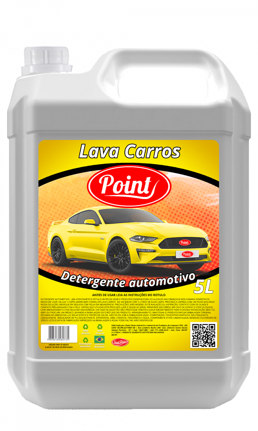 Lava Carros Point - 5 litros