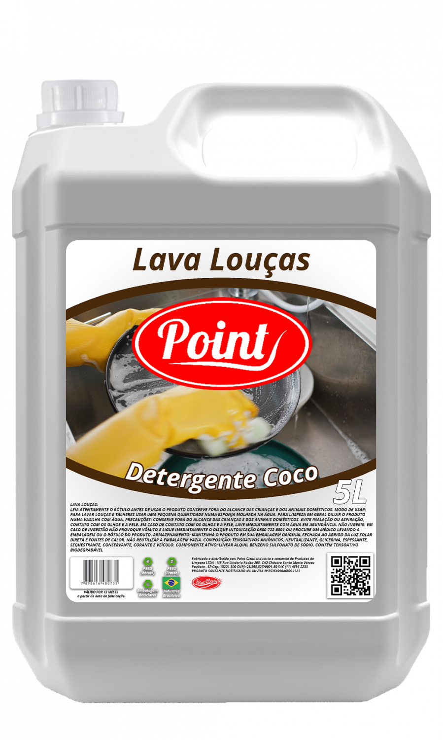 Detergente Coco Point - 5 Litros